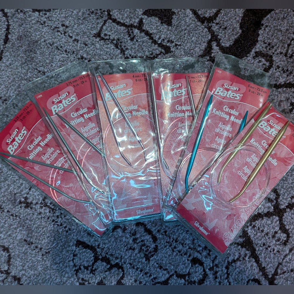 Susan Bates Circular Knitting Needles Set
